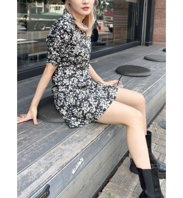 EMODA「シャツカラーフレアワンピース」|ワンピース|