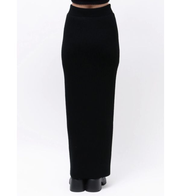 EMODA「ジップマキシリブスカート」|スカート|