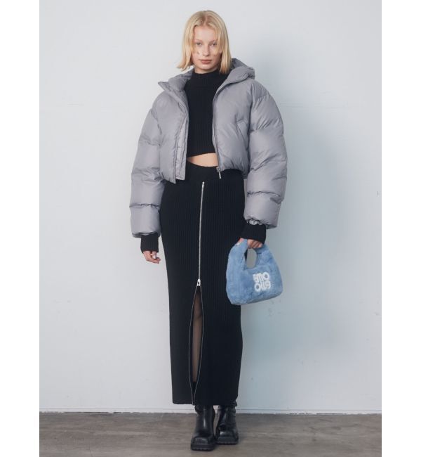 EMODA「ジップマキシリブスカート」|スカート|