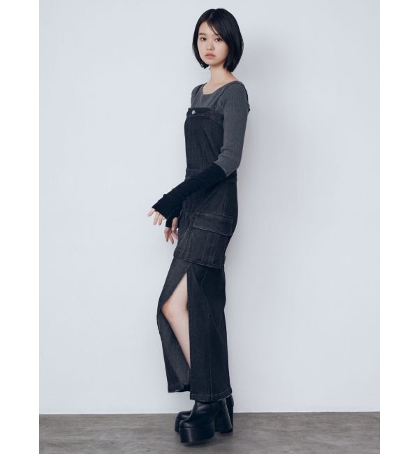 EMODA「2WAY レングスデニムワンピース」|ワンピース|