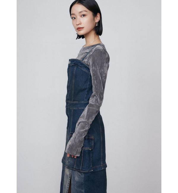 EMODA「2WAY レングスデニムワンピース」|ワンピース|