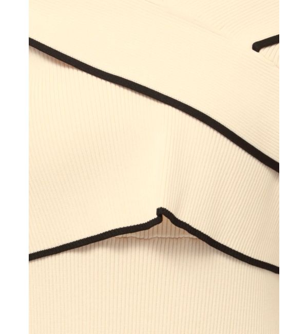 MERCURYDUO「ショートトップスセット配色ニットワンピース」|ワンピース|