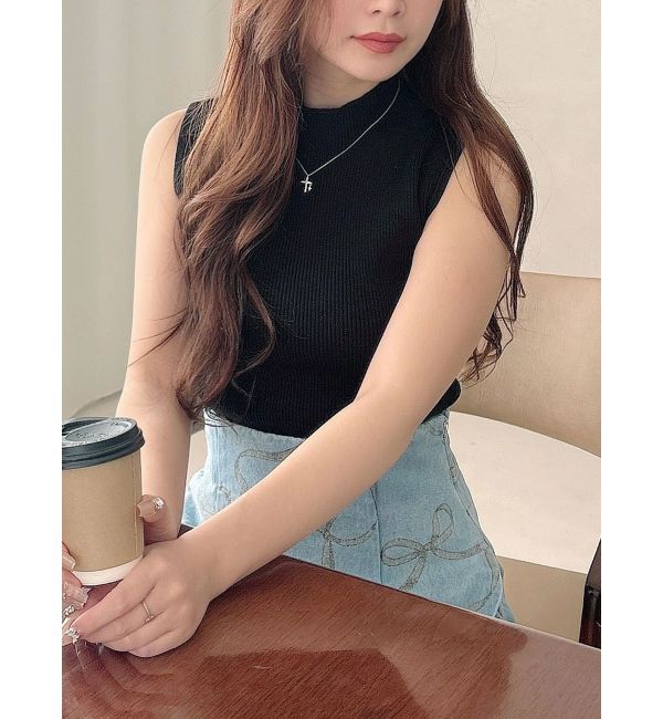 MERCURYDUO「【追加生産/新色追加】ノースリーブニット」|ニット・セーター|