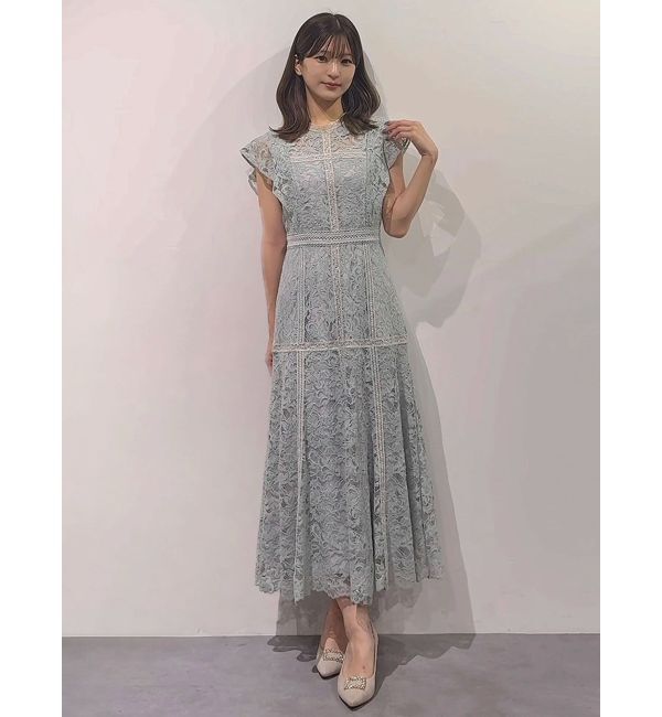 MERCURYDUO「レースハイネックワンピース」|ワンピース|