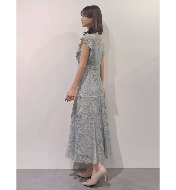 MERCURYDUO「レースハイネックワンピース」|ワンピース|