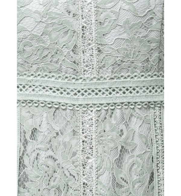 MERCURYDUO「レースハイネックワンピース」|ワンピース|