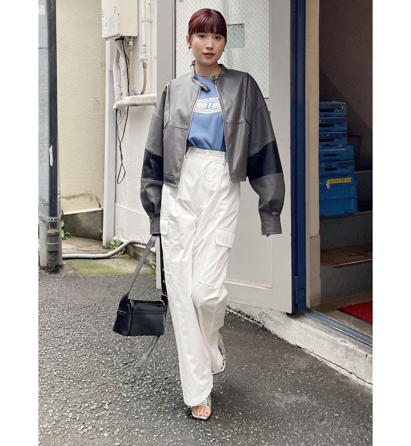 MURUA「サイドカットカーゴパンツ」|カーゴ|