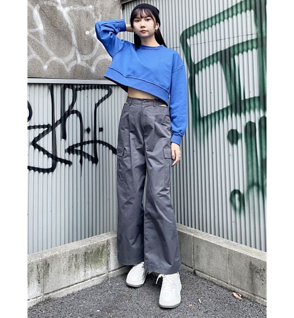 MURUA「サイドカットカーゴパンツ」|カーゴ|