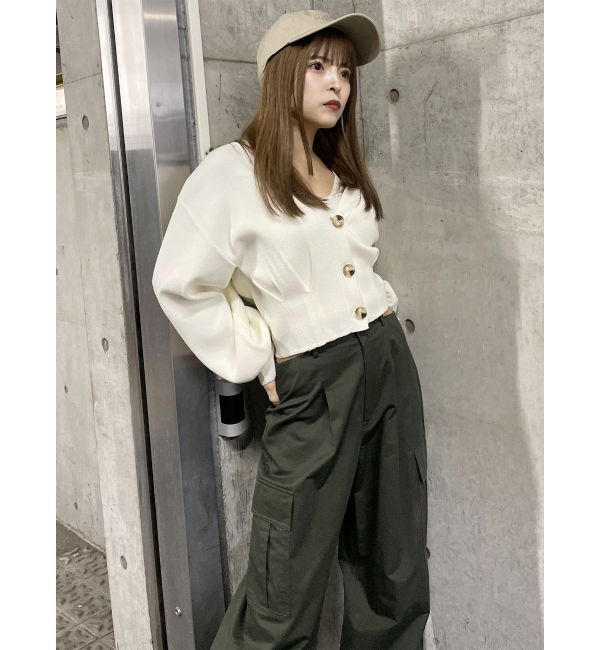 MURUA「サイドカットカーゴパンツ」|カーゴ|