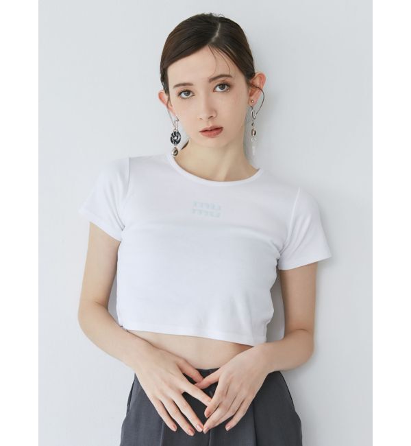 MURUA「クリアmumuクロップトTシャツ」|Tシャツ・カットソー|