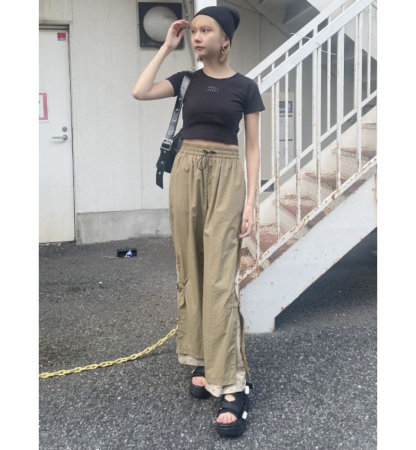 MURUA「クリアmumuクロップトTシャツ」|Tシャツ・カットソー|