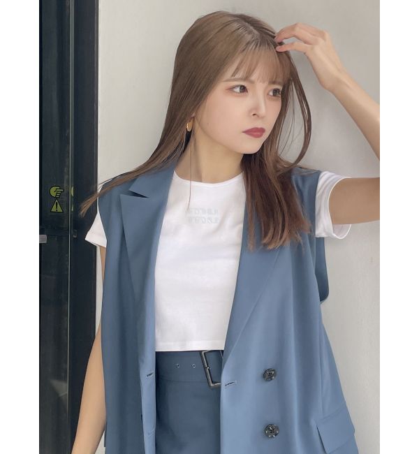 MURUA「クリアmumuクロップトTシャツ」|Tシャツ・カットソー|