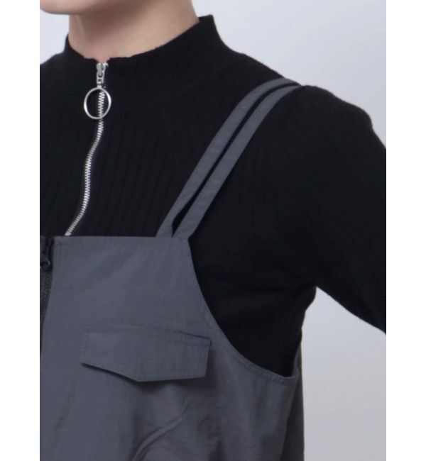 MURUA「メッシュロゴカーゴワンピース」|ワンピース|