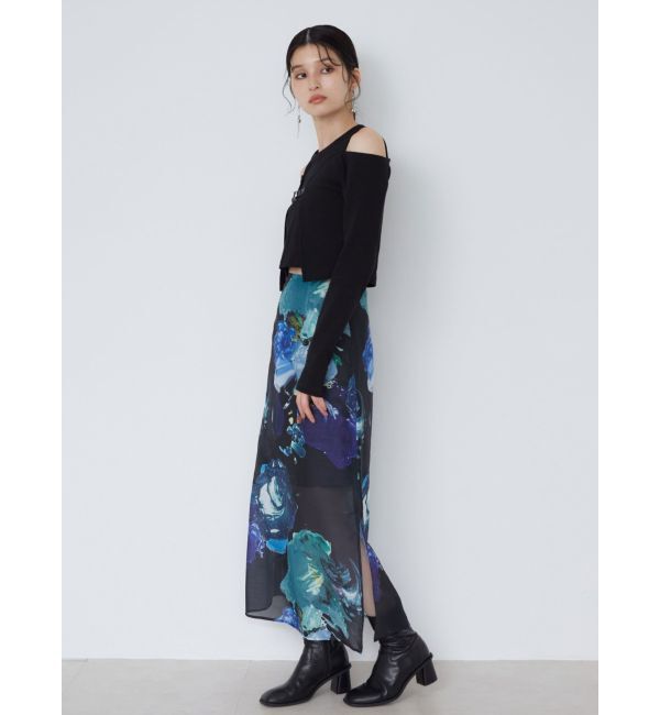 MURUA「ボレロレイヤードテレコトップス」|Tシャツ・カットソー|