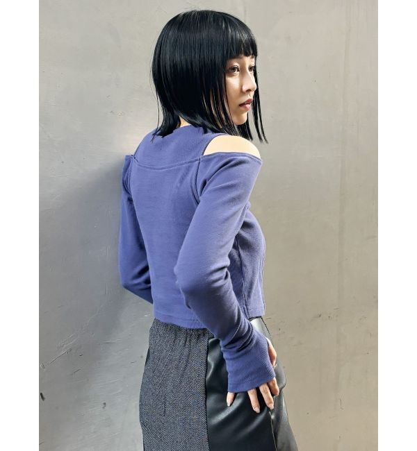 MURUA「ボレロレイヤードテレコトップス」|Tシャツ・カットソー|