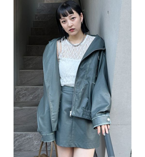 MURUA「スイッチレーストップス」|Tシャツ・カットソー|