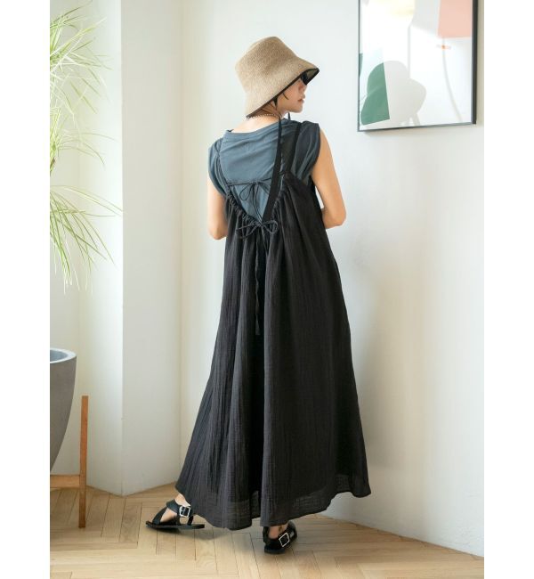 Ungrid「ギャザーキャミワンピース」|ワンピース|