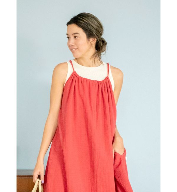 Ungrid「ギャザーキャミワンピース」|ワンピース|