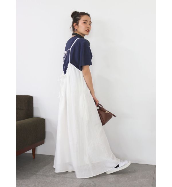 Ungrid「ギャザーキャミワンピース」|ワンピース|