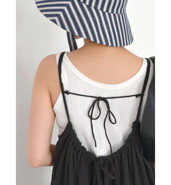 Ungrid「ギャザーキャミワンピース」|ワンピース|