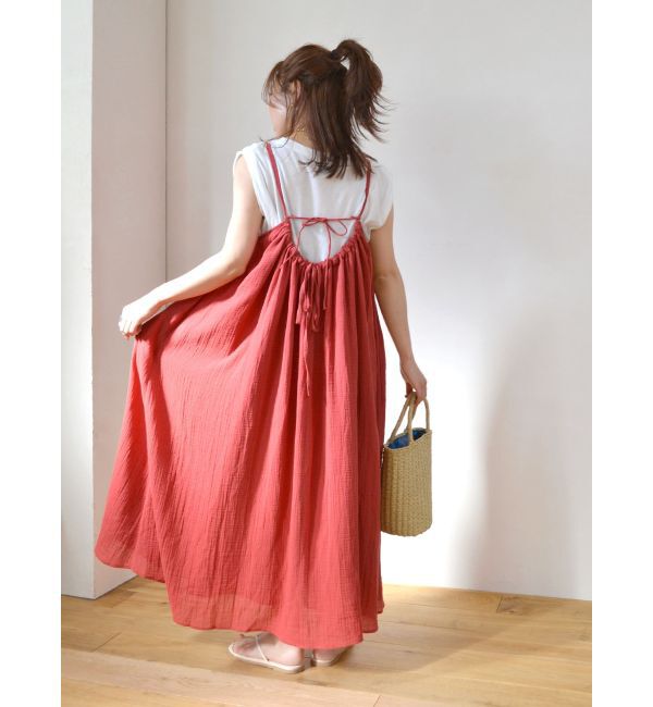 Ungrid「ギャザーキャミワンピース」|ワンピース|