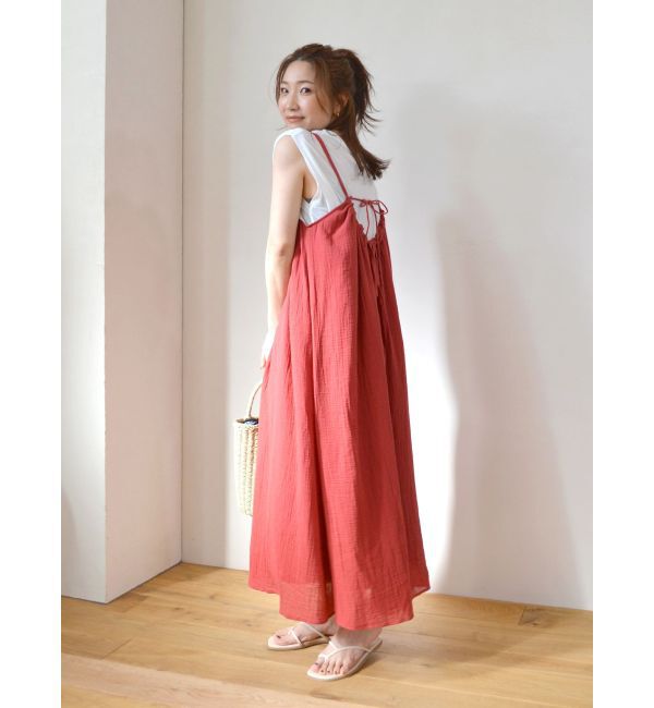 Ungrid「ギャザーキャミワンピース」|ワンピース|