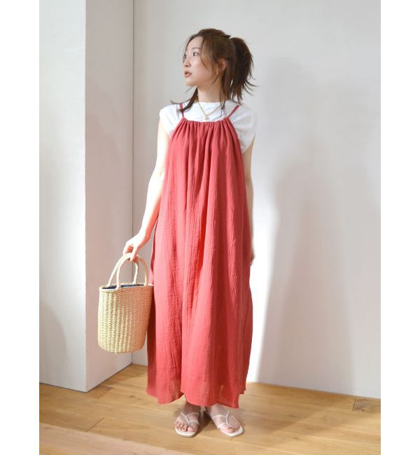 Ungrid「ギャザーキャミワンピース」|ワンピース|