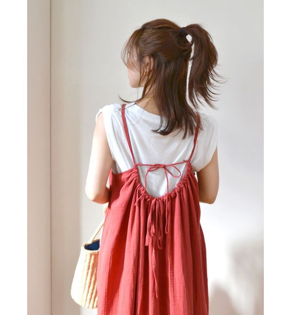 Ungrid「ギャザーキャミワンピース」|ワンピース|