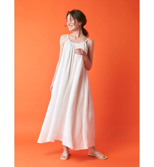 Ungrid「ギャザーキャミワンピース」|ワンピース|