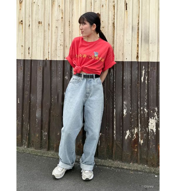 Ungrid「スティッチデザインプリントTee」|Tシャツ・カットソー|