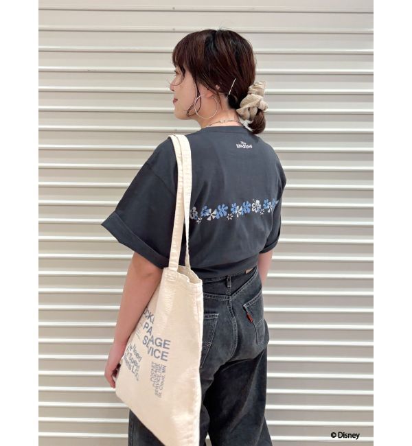 Ungrid「スティッチデザインプリントTee」|Tシャツ・カットソー|