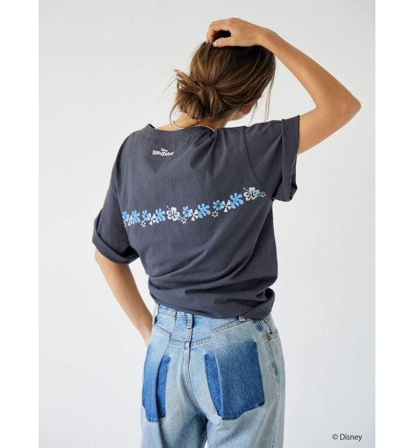 Ungrid「スティッチデザインプリントTee」|Tシャツ・カットソー|