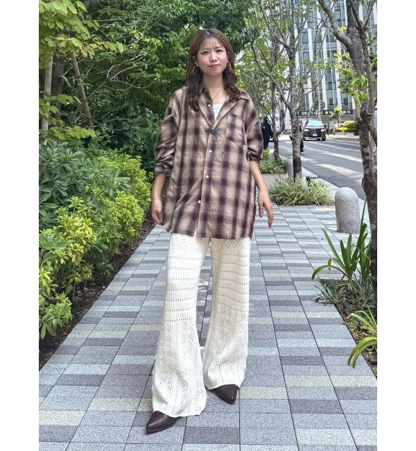 Ungrid「ビッグルーズチェックシャツ」|シャツ・ブラウス|