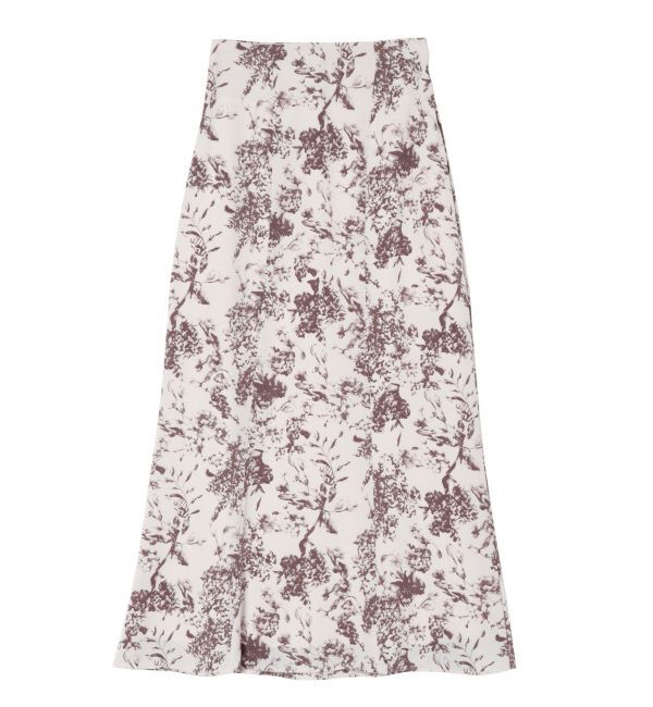 LAGUNAMOON「フラワーパターンナロースカート」|スカート|