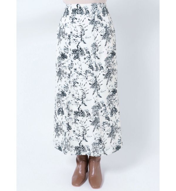 LAGUNAMOON「フラワーパターンナロースカート」|スカート|