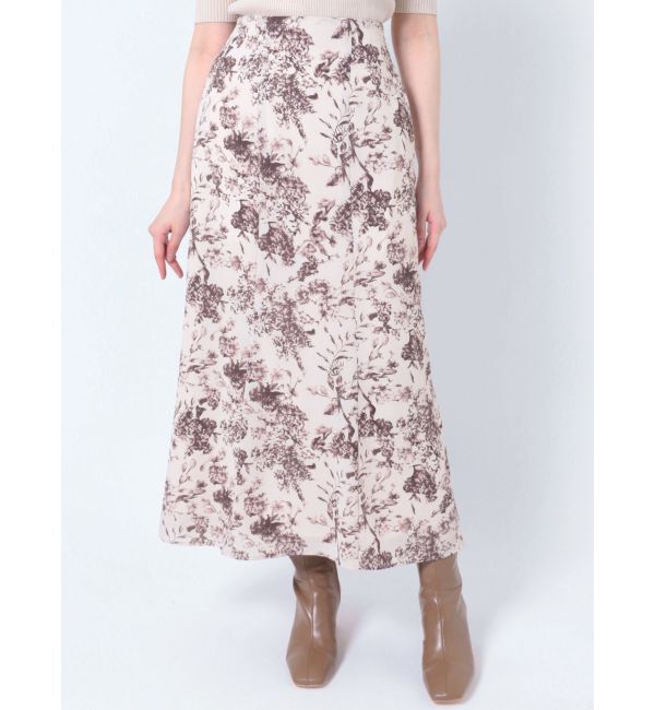 LAGUNAMOON「フラワーパターンナロースカート」|スカート|