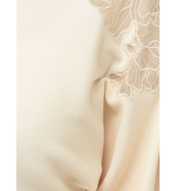 LAGUNAMOON「ショルダーエンブロイダリーニットワンピース」|ワンピース|
