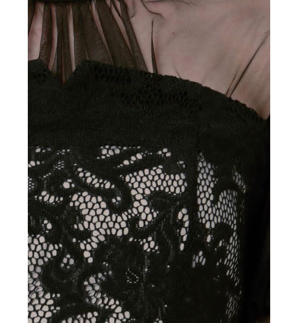 LAGUNAMOON「LADYフラワージャガードレースワンピース」|ワンピース|