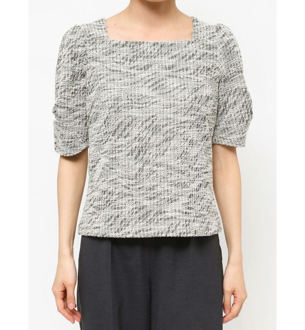 LAGUNAMOON「ツイードカットトップス」|Tシャツ・カットソー|