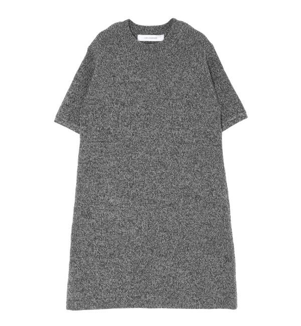 LAGUNAMOON「フォルムニットミニワンピース」|ワンピース|チャコールグレー