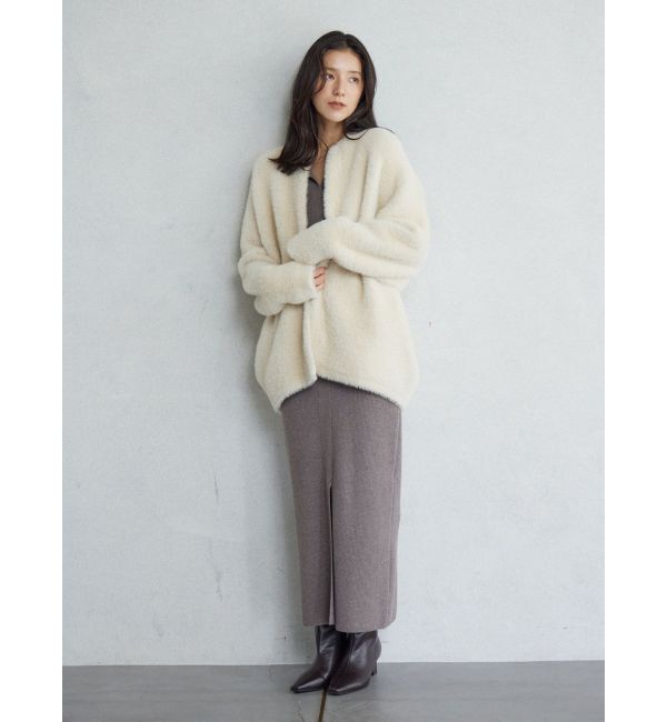 LAGUNAMOON「フラップポケットリブニットワンピース」|ワンピース|