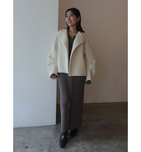 LAGUNAMOON「フラップポケットリブニットワンピース」|ワンピース|