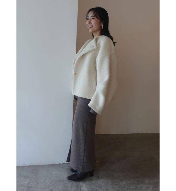 LAGUNAMOON「フラップポケットリブニットワンピース」|ワンピース|