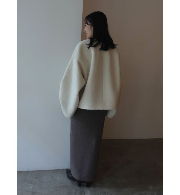 LAGUNAMOON「フラップポケットリブニットワンピース」|ワンピース|