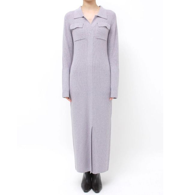 LAGUNAMOON「フラップポケットリブニットワンピース」|ワンピース|