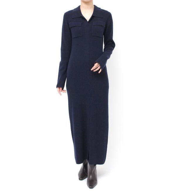 LAGUNAMOON「フラップポケットリブニットワンピース」|ワンピース|