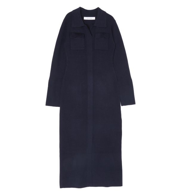 LAGUNAMOON「フラップポケットリブニットワンピース」|ワンピース|