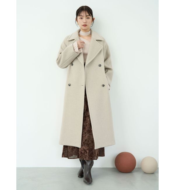 LAGUNAMOON「ボウタイアシンメトリーネックニットプルオーバー」|ニット・セーター|