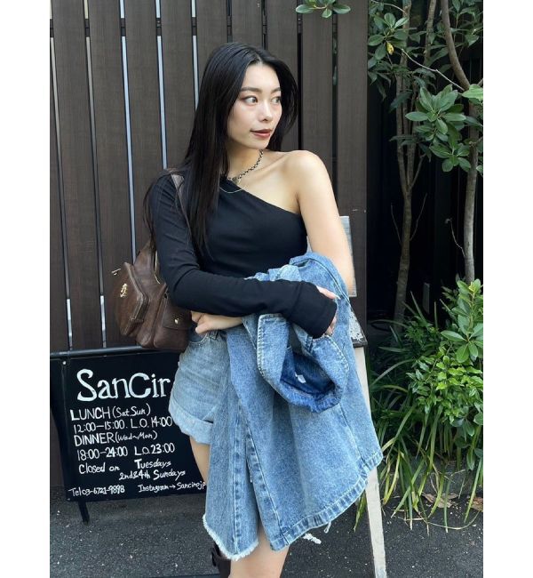 EVRIS「2WAYリブトップス」|Tシャツ・カットソー|