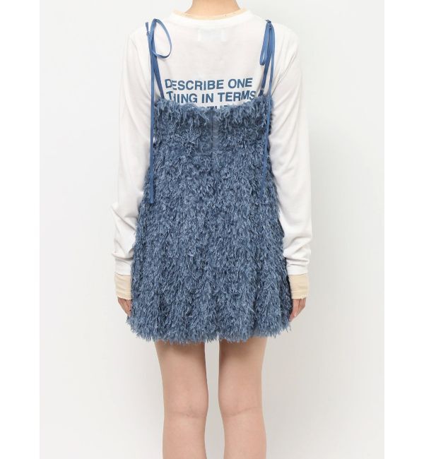 jouetie「ボリュームフェザーキャミワンピース」|ワンピース|